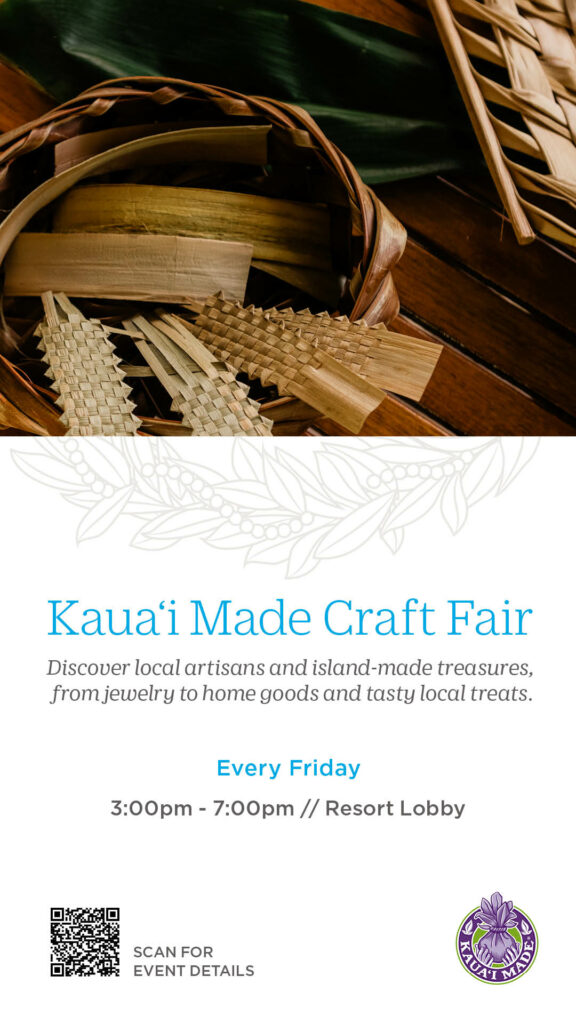 25-0264 KBR Kauai Made Weekly Craft Fair 2 - No Date - V